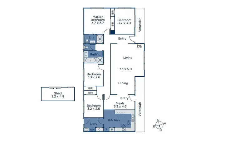 Floorplan of Homely house listing, 8 Colbury Road, Bayswater North VIC 3153