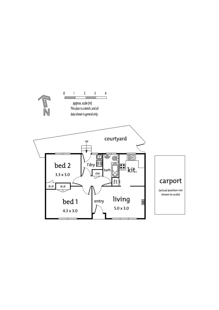 Floorplan of Homely unit listing, 1/9 Brae Grove, Nunawading VIC 3131
