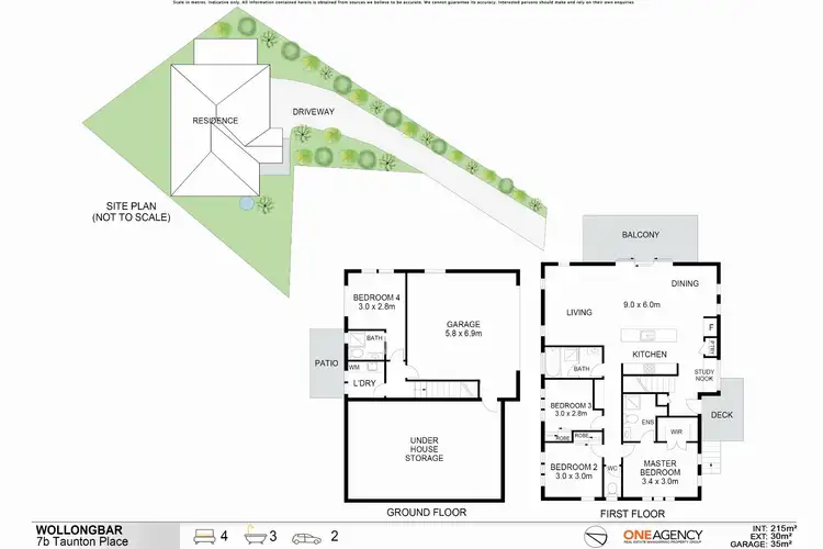 Floorplan of Homely semi-detached listing, 7B Taunton Place, Wollongbar NSW 2477