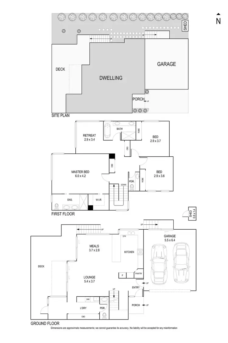 Floorplan of Homely townhouse listing, 2/10 Aloha Gardens, Templestowe VIC 3106