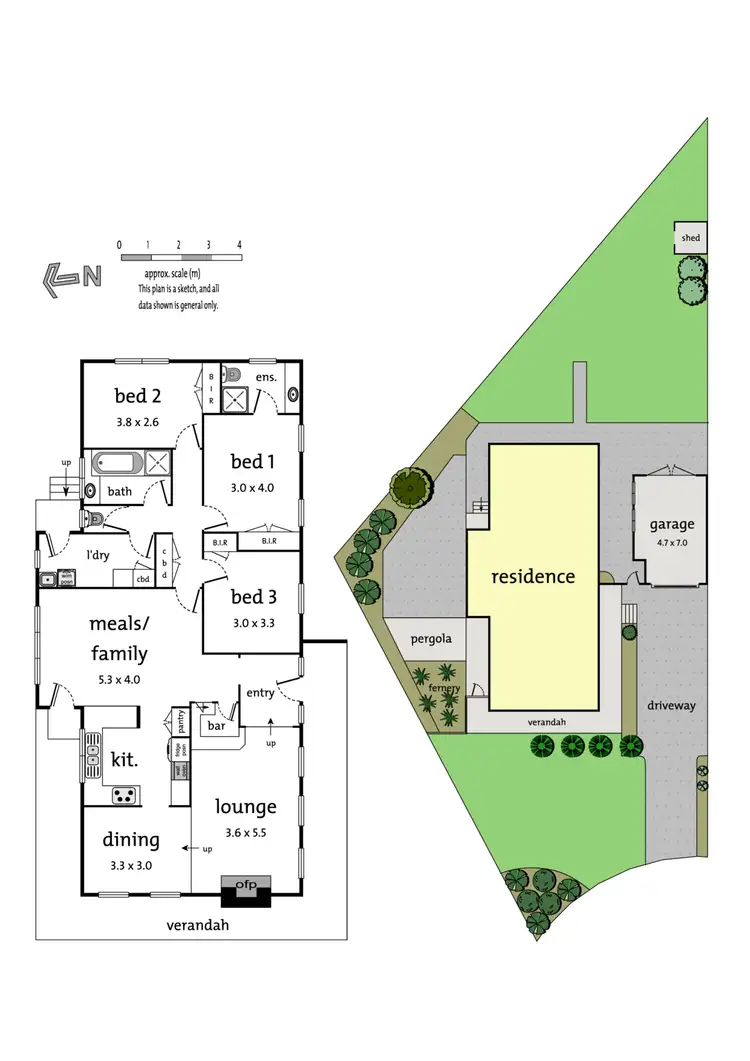 Floorplan of Homely house listing, 12 Natasha Close, Ferntree Gully VIC 3156