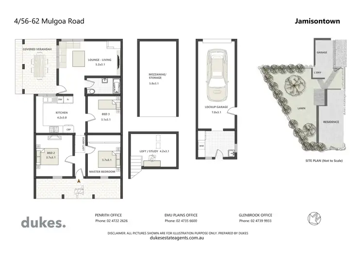 Floorplan of Homely villa listing, 4/56-62 Mulgoa Road, Jamisontown NSW 2750