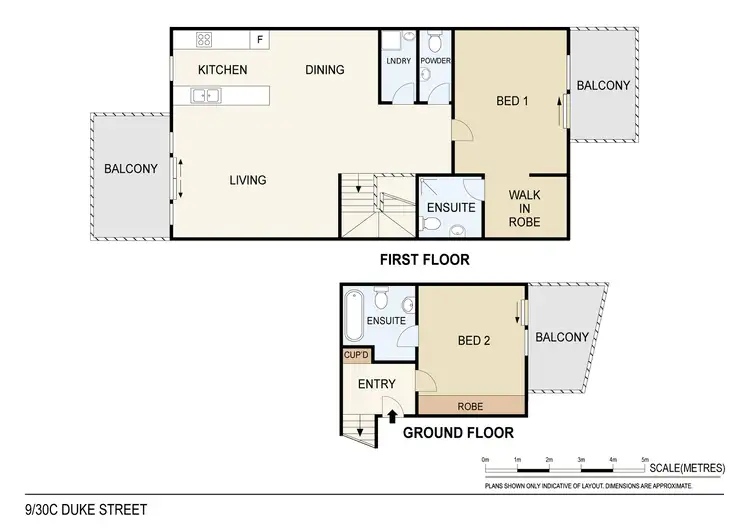 Floorplan of Homely apartment listing, 9/30C Duke Street, Stuart Park NT 820