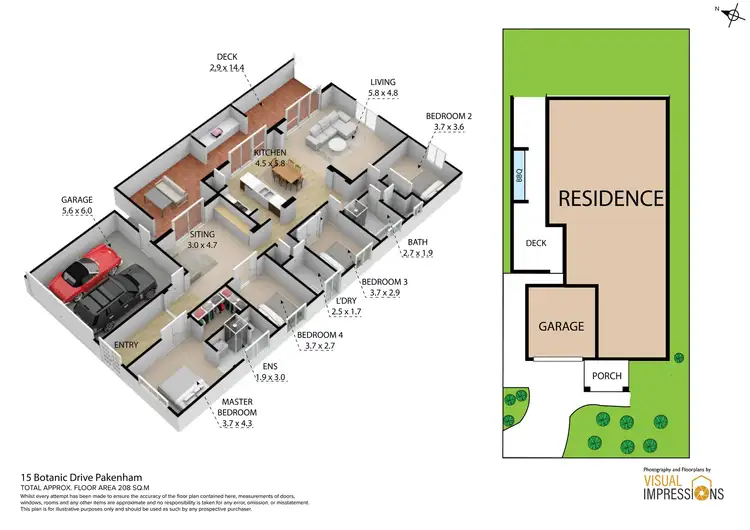 Floorplan of Homely house listing, 15 Botanic Drive, Pakenham VIC 3810