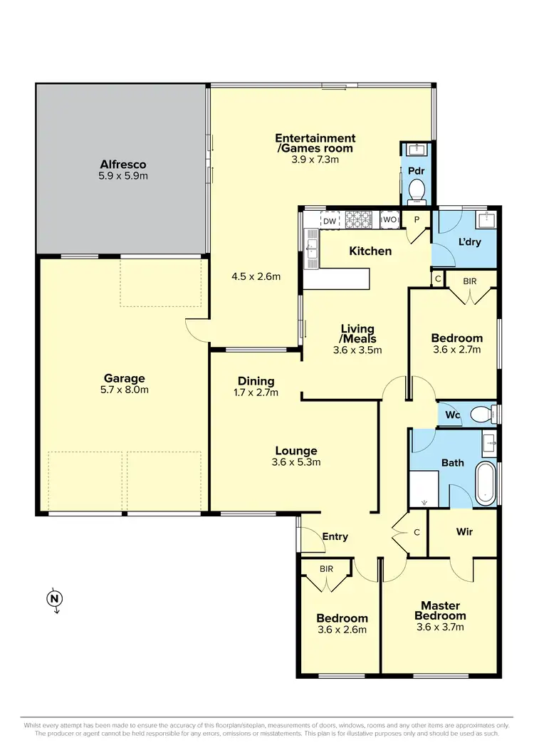 Floorplan of Homely house listing, 23 Hunter Avenue, Hoppers Crossing VIC 3029