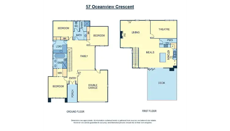 Floorplan of Homely house listing, 57 Ocean View Crescent, Torquay VIC 3228