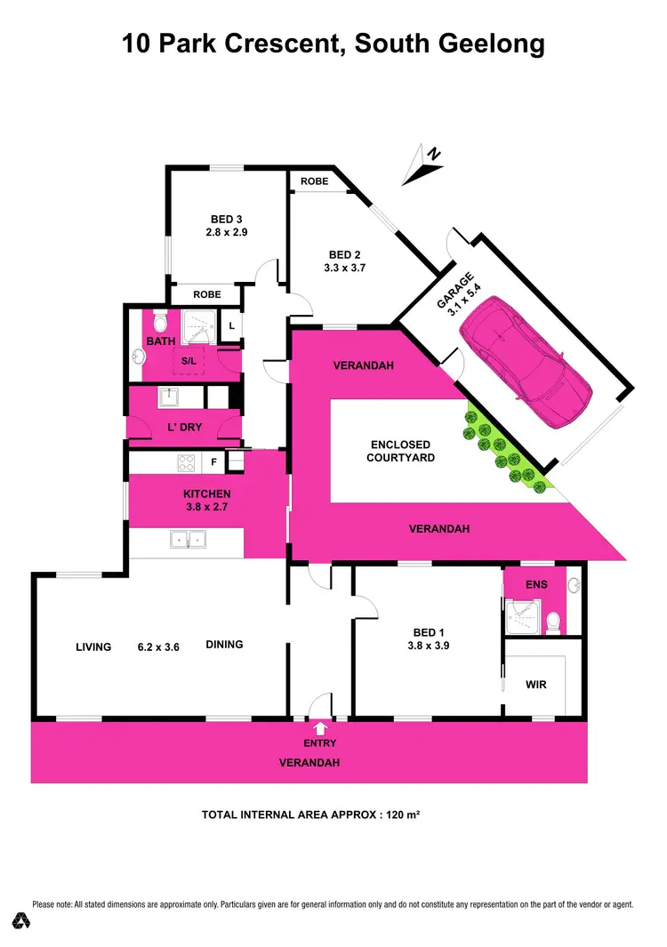 Floorplan of Homely house listing, 10 Park Crescent, South Geelong VIC 3220