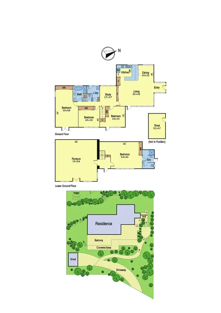 Floorplan of Homely house listing, 60 Silver Street, Eltham VIC 3095