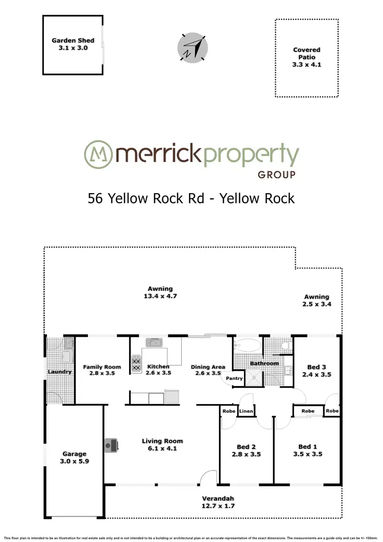 Floorplan of Homely house listing, 56 Yellow Rock Road, Yellow Rock NSW 2777