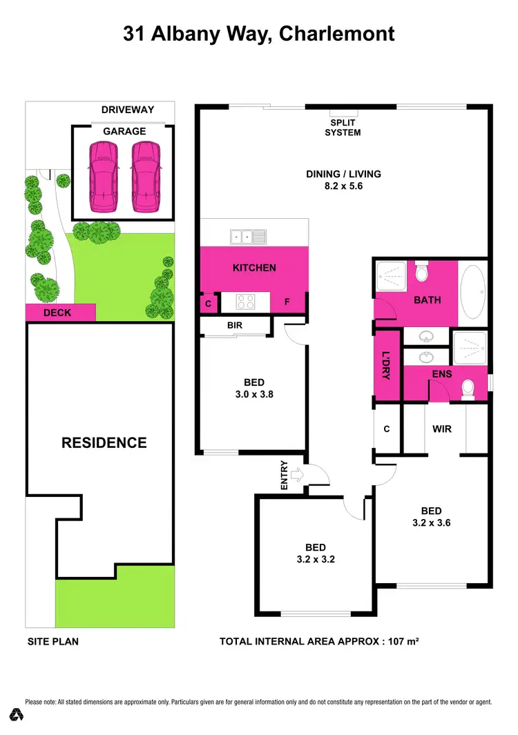 Floorplan of Homely house listing, 31 Albany Way, Charlemont VIC 3217