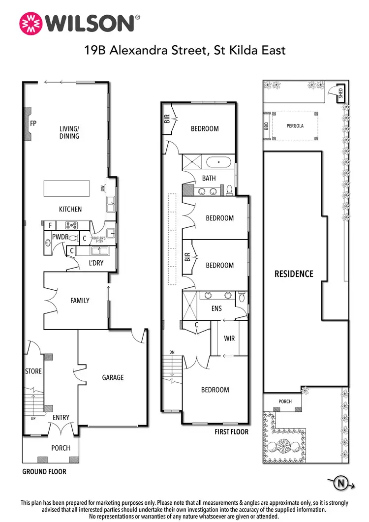 Floorplan of Homely house listing, 19B Alexandra Street, St Kilda East VIC 3183