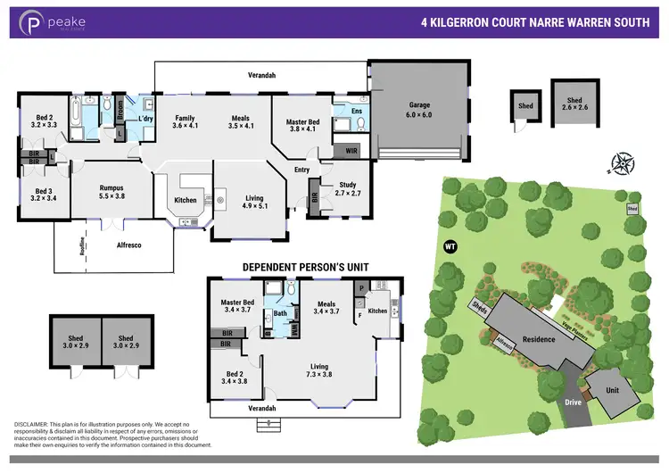 Floorplan of Homely house listing, 4 Kilgerron Court, Narre Warren South VIC 3805