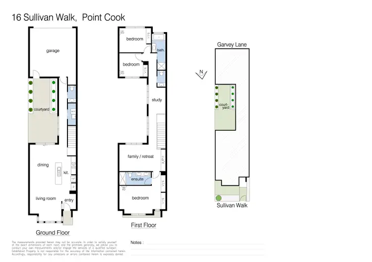 Floorplan of Homely house listing, 16 Sullivan Walk, Point Cook VIC 3030