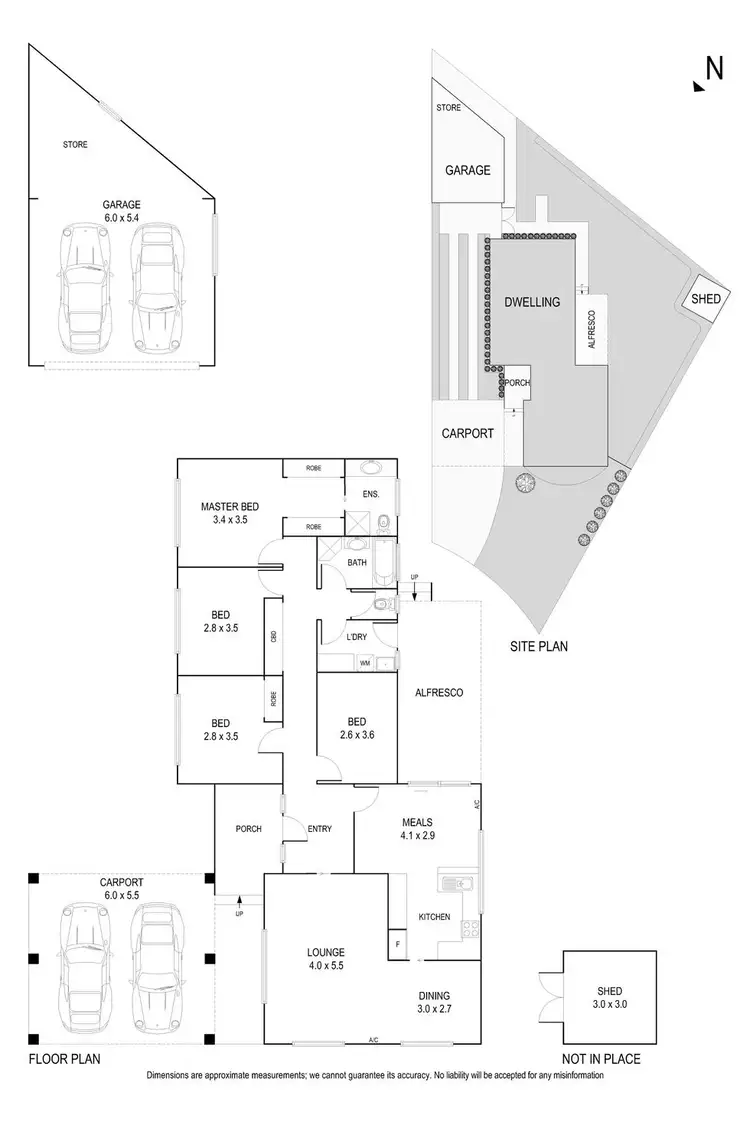 Floorplan of Homely house listing, 6 Greenwich Place, Viewbank VIC 3084