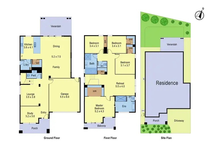 Floorplan of Homely house listing, 14 Hazelton Drive, Doreen VIC 3754