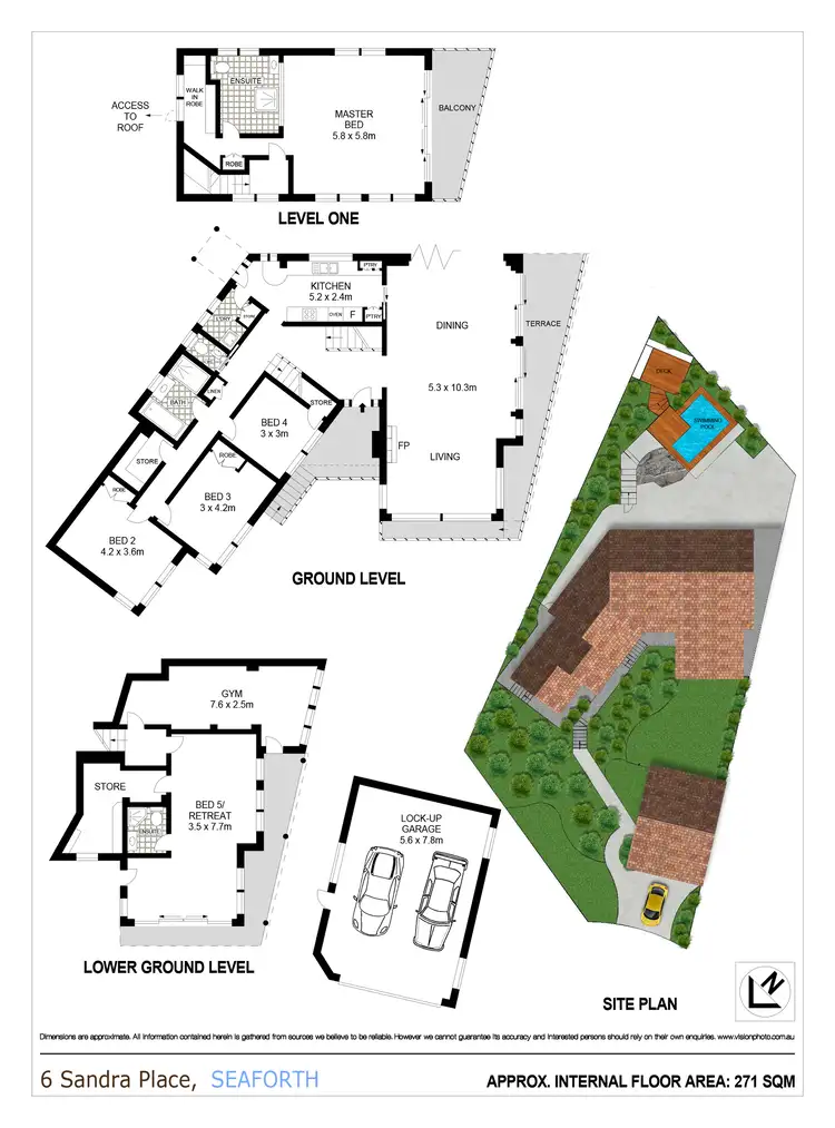 Floorplan of Homely house listing, 6 Sandra Place, Seaforth NSW 2092