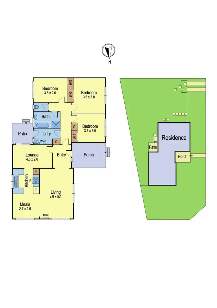 Floorplan of Homely house listing, 8 Iena Street, Dandenong VIC 3175