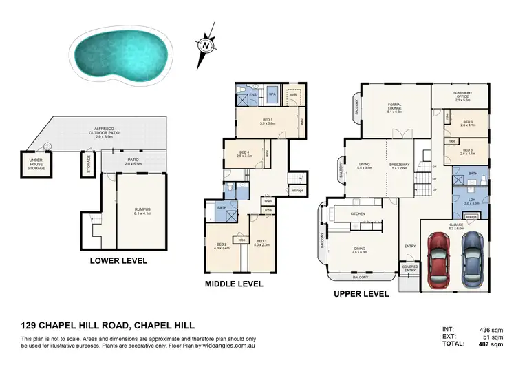 Floorplan of Homely house listing, 129 Chapel Hill Road, Chapel Hill QLD 4069