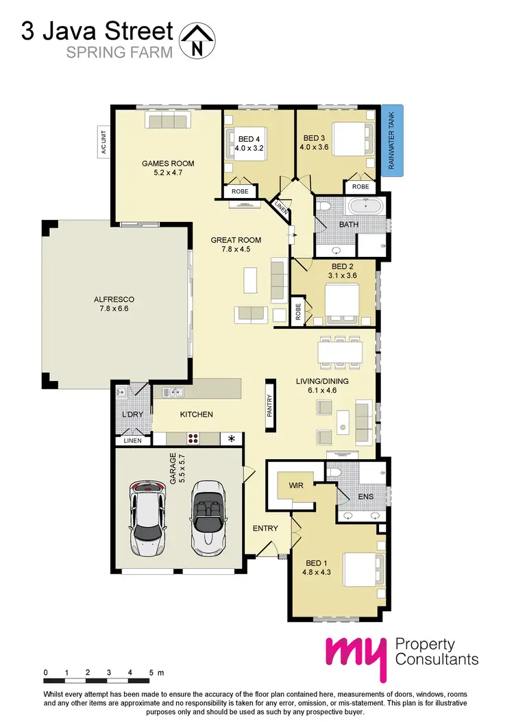 Floorplan of Homely house listing, 3 Java Street, Spring Farm NSW 2570
