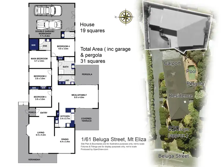 Floorplan of Homely house listing, 1/61 Beluga Street, Mount Eliza VIC 3930