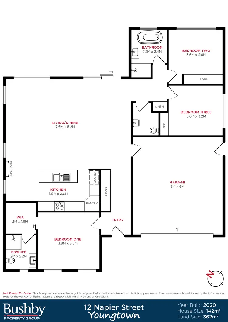 Floorplan of Homely house listing, 12 Napier Street, Youngtown TAS 7249