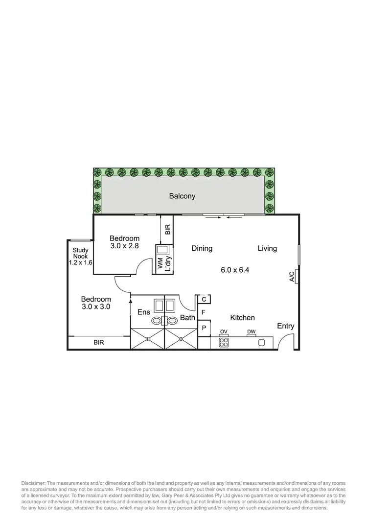Floorplan of Homely apartment listing, 504/801 Centre Road, Bentleigh East VIC 3165