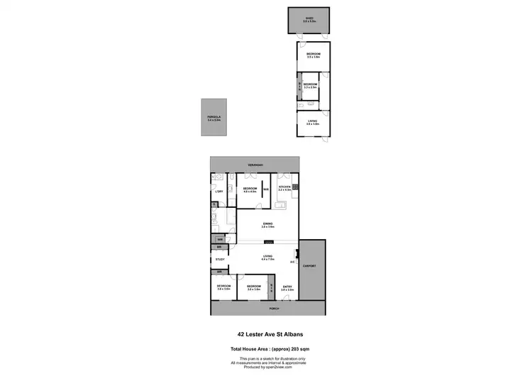 Floorplan of Homely house listing, 42 Lester Avenue, St Albans VIC 3021