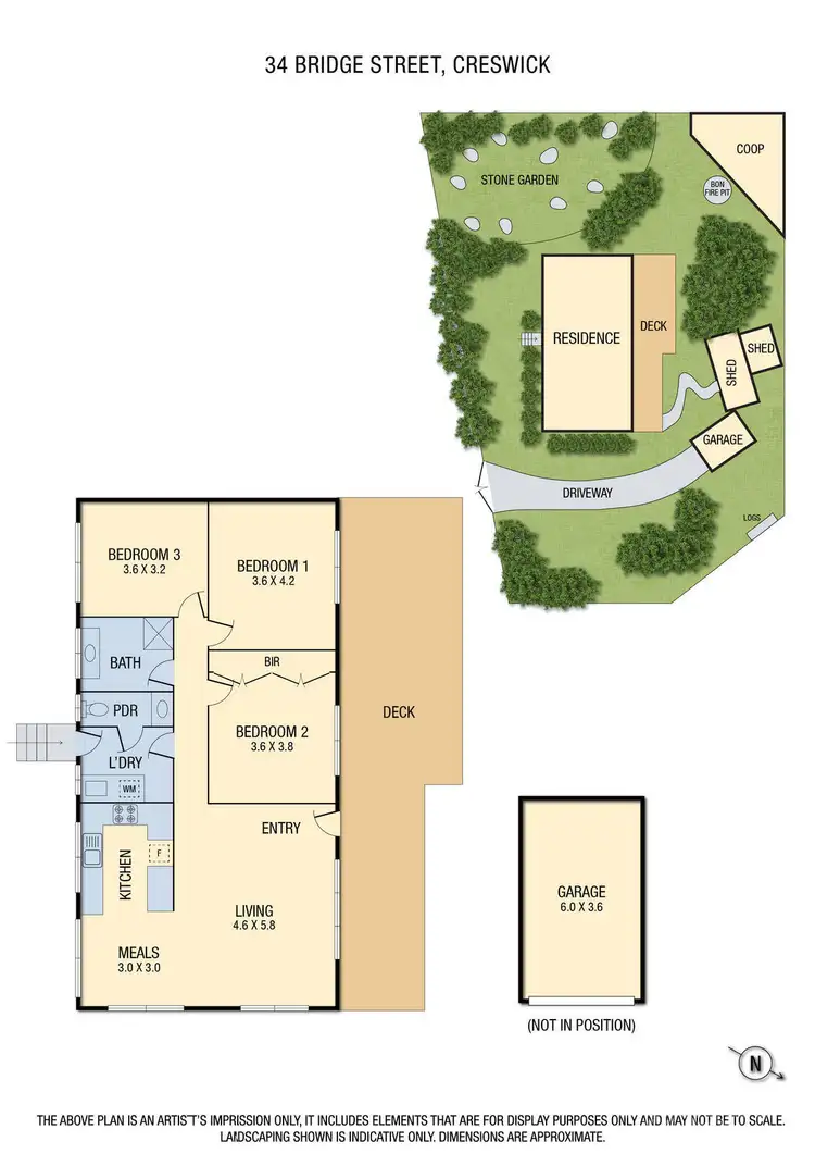 Floorplan of Homely house listing, 34 Bridge Street, Creswick VIC 3363