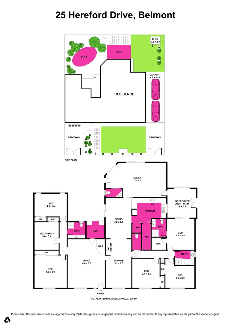 Floorplan of Homely house listing, 25 Hereford Drive, Belmont VIC 3216