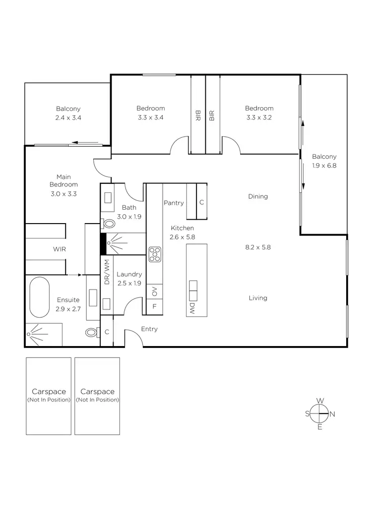 Floorplan of Homely apartment listing, 201/56 Wattletree Road, Armadale VIC 3143
