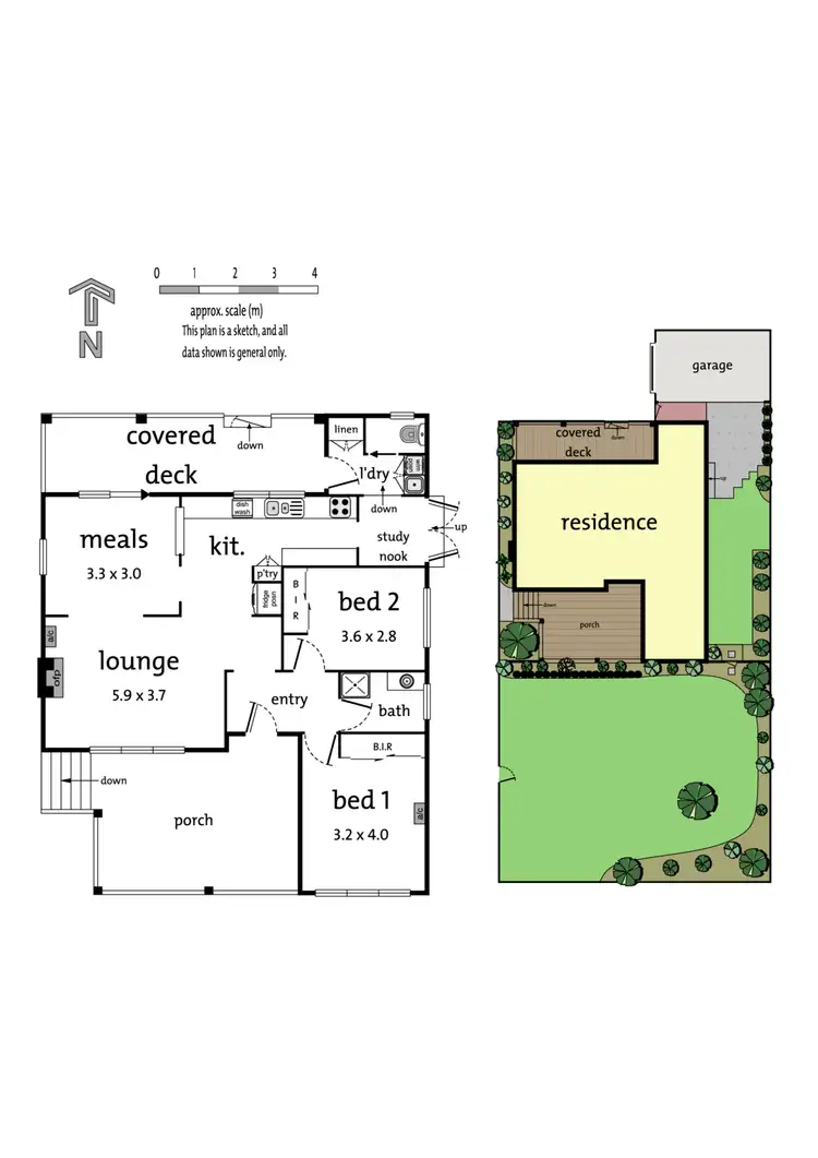 Floorplan of Homely unit listing, 1/16 Heather Grove, Ringwood VIC 3134