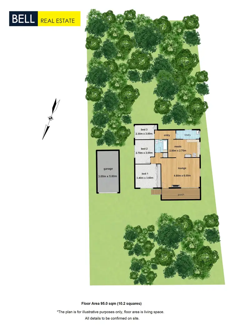 Floorplan of Homely house listing, 6 Margaret Road, Mount Evelyn VIC 3796