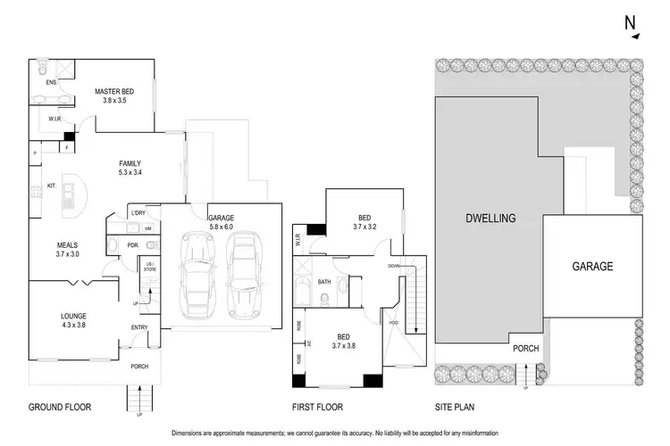 Floorplan of Homely townhouse listing, 4/298 Porter Street, Templestowe VIC 3106
