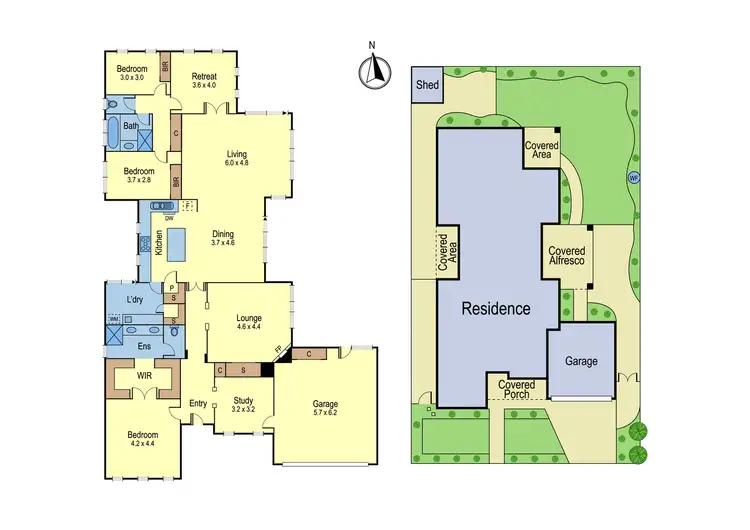 Floorplan of Homely house listing, 7 Barrett Place, Doreen VIC 3754