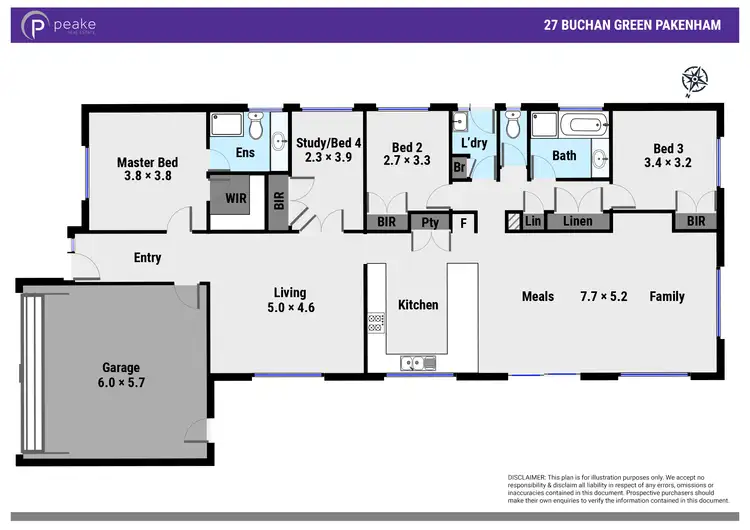 Floorplan of Homely house listing, 27 Buchan Green, Pakenham VIC 3810