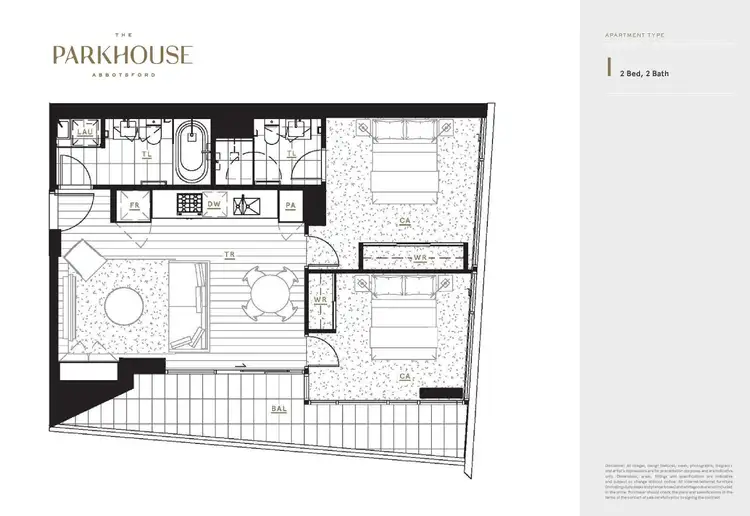 Floorplan of Homely apartment listing, 211/631 Victoria Street, Abbotsford VIC 3067