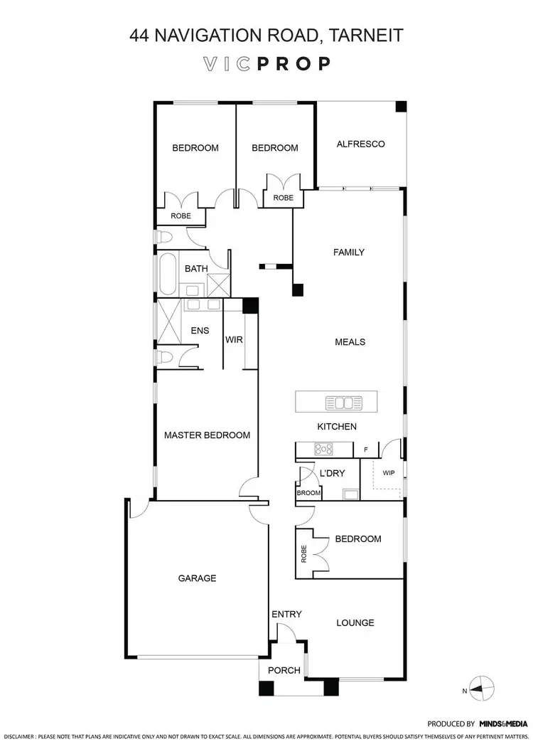 Floorplan of Homely house listing, 44 Navigation Road, Tarneit VIC 3029