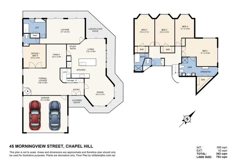Floorplan of Homely house listing, 45 Morningview Street, Chapel Hill QLD 4069