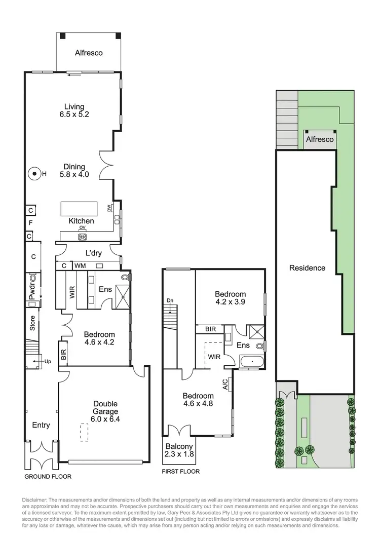 Floorplan of Homely townhouse listing, 11 Hillingdon Crescent, Doncaster VIC 3108