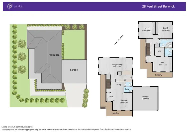 Floorplan of Homely house listing, 28 Peel Street, Berwick VIC 3806