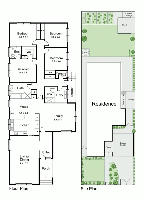 Floorplan of Homely house listing, 36 Munster Avenue, Carnegie VIC 3163