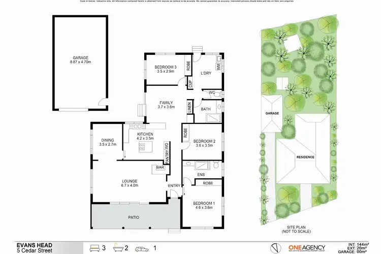 Floorplan of Homely house listing, 5 Cedar Street, Evans Head NSW 2473