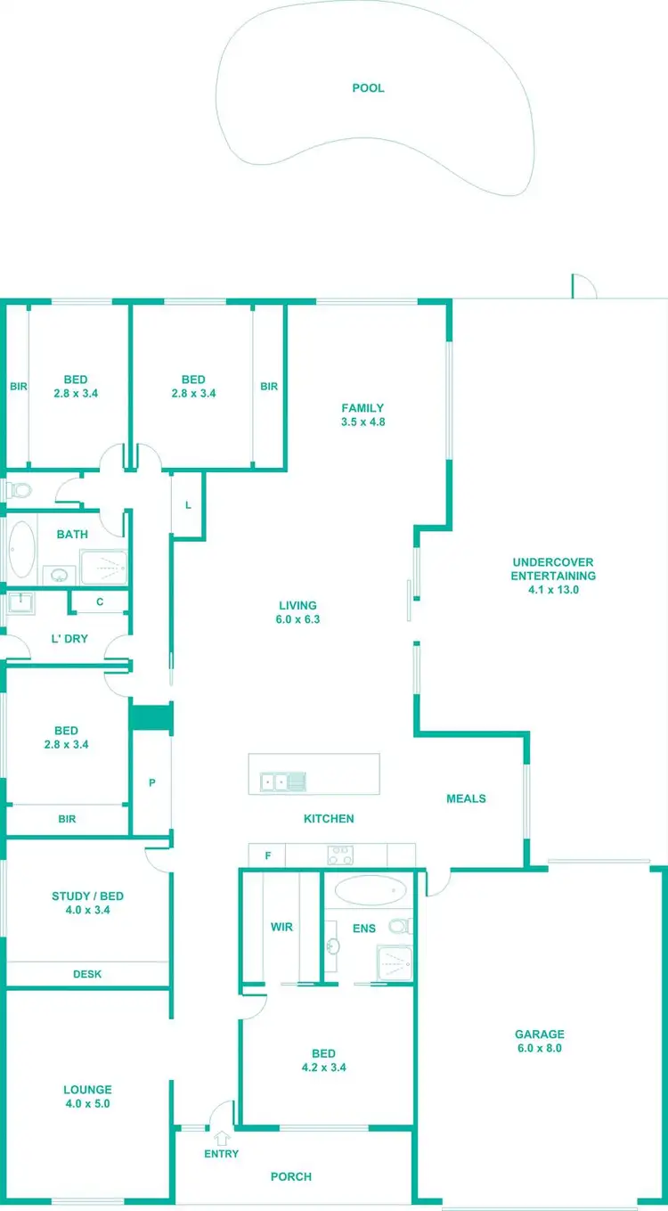 Floorplan of Homely house listing, 22 Friuli Place, Skye VIC 3977