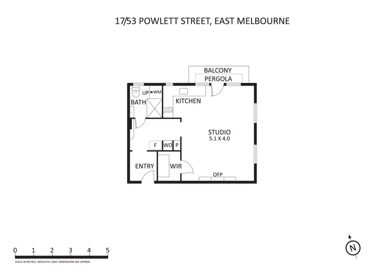 Floorplan of Homely apartment listing, 17/53 Powlett Street, East Melbourne VIC 3002