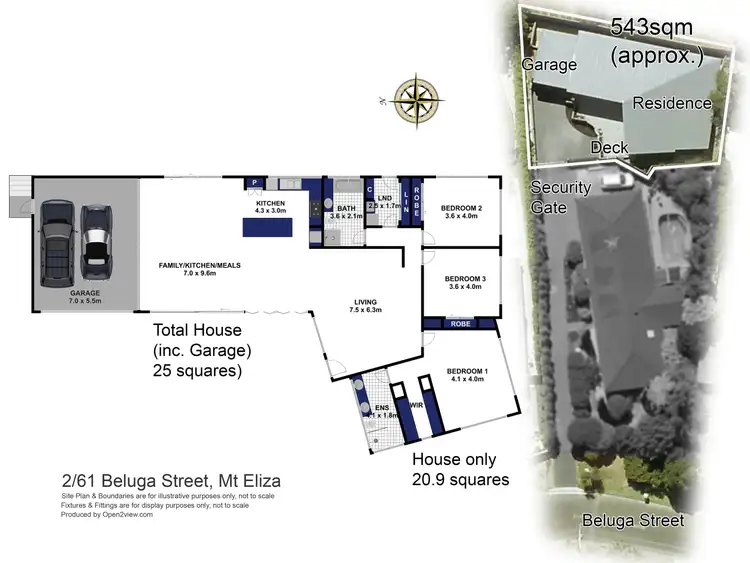Floorplan of Homely house listing, 2/61 Beluga Street, Mount Eliza VIC 3930