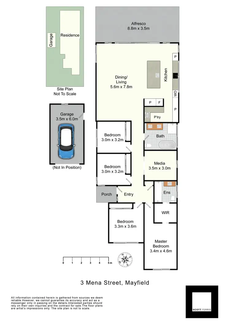Floorplan of Homely house listing, 3 Mena Street, Mayfield NSW 2304