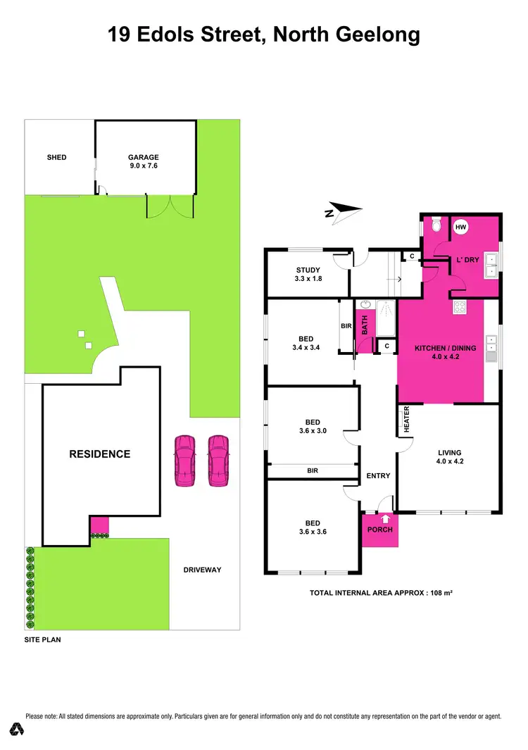 Floorplan of Homely house listing, 19 Edols Street, North Geelong VIC 3215