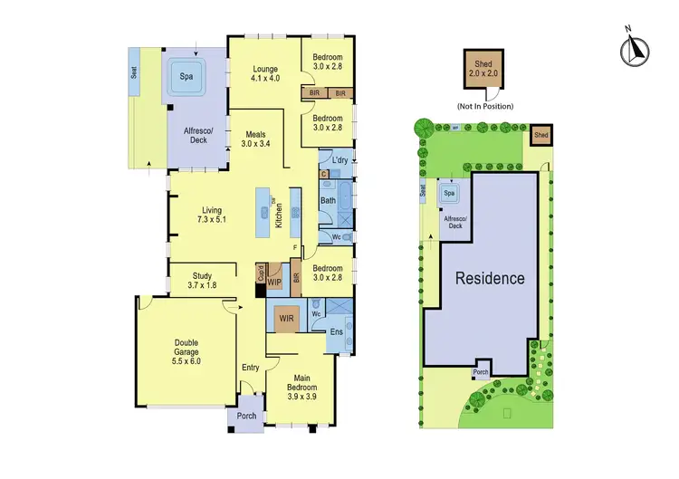 Floorplan of Homely house listing, 7 Fossilstone Avenue, Doreen VIC 3754