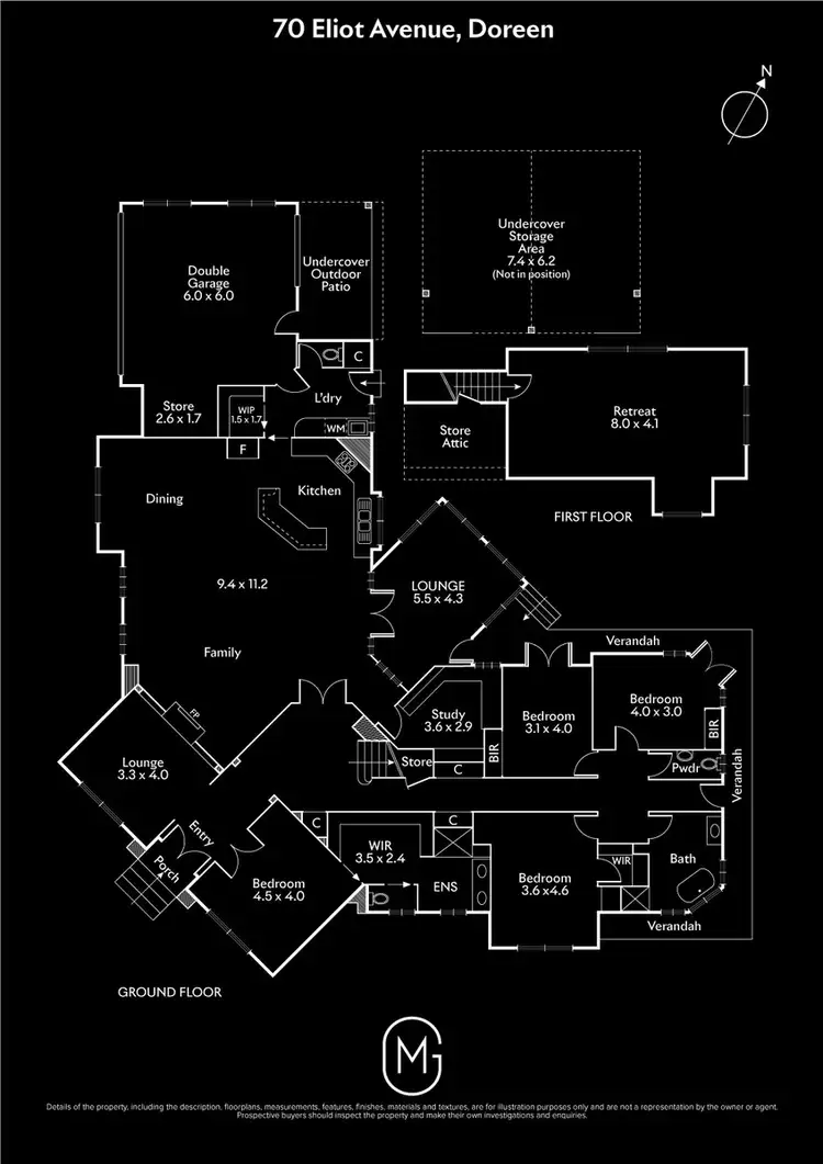 Floorplan of Homely house listing, 70 Eliot Avenue, Doreen VIC 3754