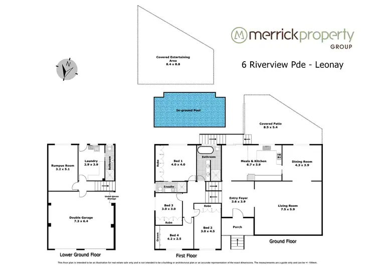Floorplan of Homely house listing, 6 Riverview Parade, Leonay NSW 2750